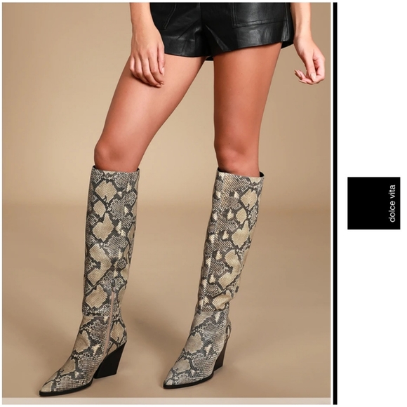Dolce Vita Shoes - Sexy Dolce Vita Snake Embossed Boots